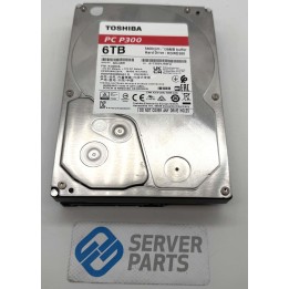 Toshiba PC P300 6TB 5.4K SATA 6G 3.5" HDWD260UZSVA