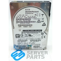 HPE 1.2TB 10K SAS 12G 2.5" 787175-004 utan vagga