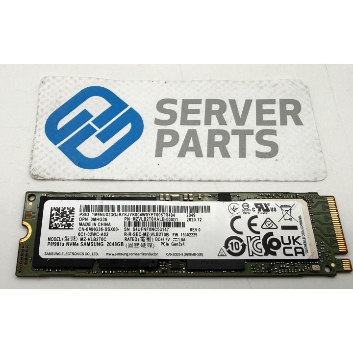 Samsung PM9A1 512GB NVMe M.2 MZVL2512HCJQ