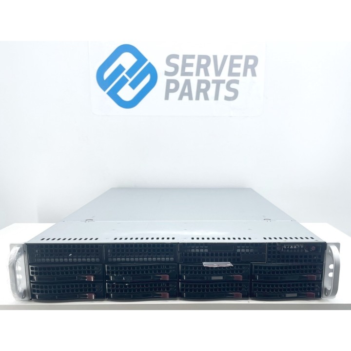Supermicro SC825 X11DPi-NT 2x4116 256GB 1x128GB 10G 8x3.5" 2xPSU Rails