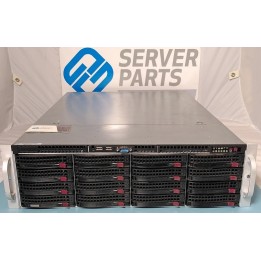 Supermicro SC836 X10SDV-4C-7TP4F D-1518 128GB 16x3.5" 10GbE 2xPSU Rails