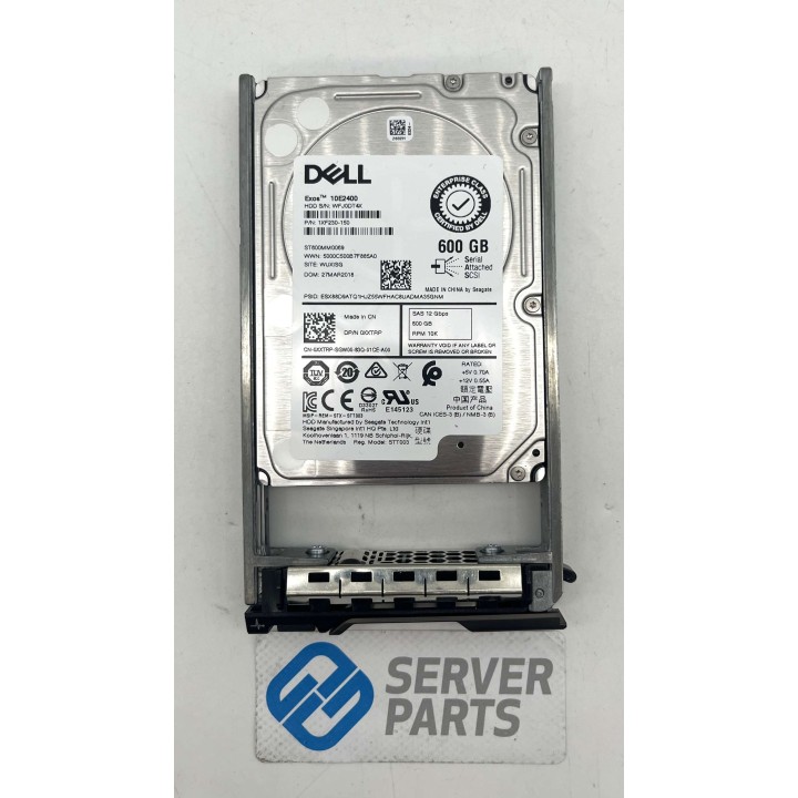 Dell 600GB 10K SAS 12G SFF XXTAP