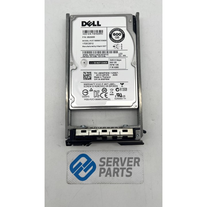 Dell 600GB 10K SAS 6G SFF 8WP8W