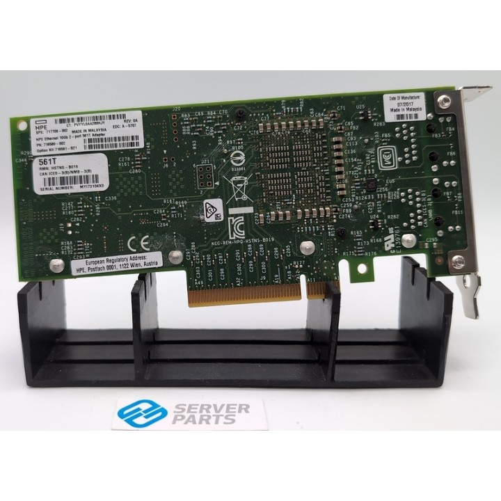HP 561T 10GbE Dualport PCIe LP 717708-002