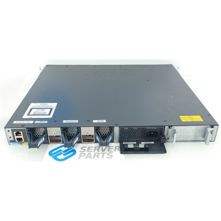 Cisco 48-port GbE Switch 2x10GbE WS-C3650-48TD-L 1xPWR-C2-250WAC