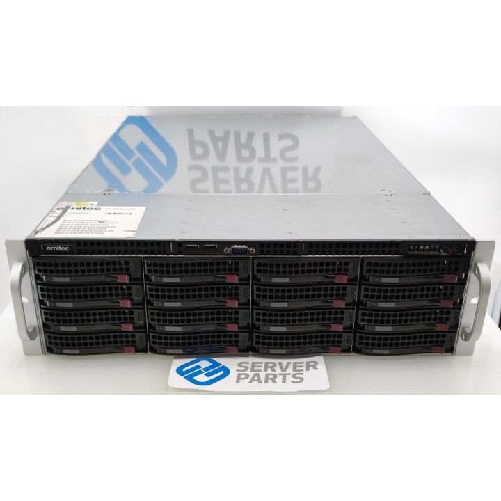 Supermicro SC836 3U X11SAT-F E3-1245v6 16GB BPN-SAS2 2x2.5" 16x3.5" 2xPSU Rails