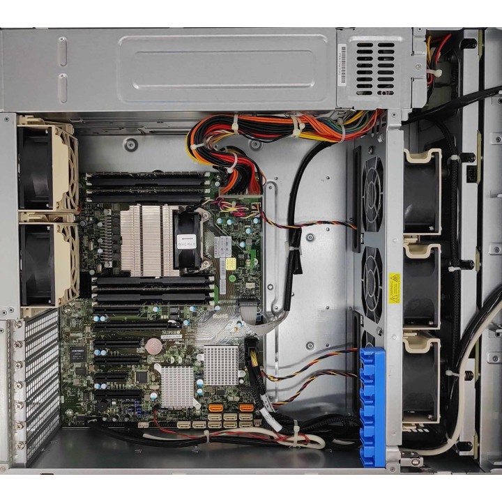 Supermicro SC836 3U X10SRH-CLN4F E5-2698v3 64GB BPN-SAS2 16x3.5" 2xPSU Rails