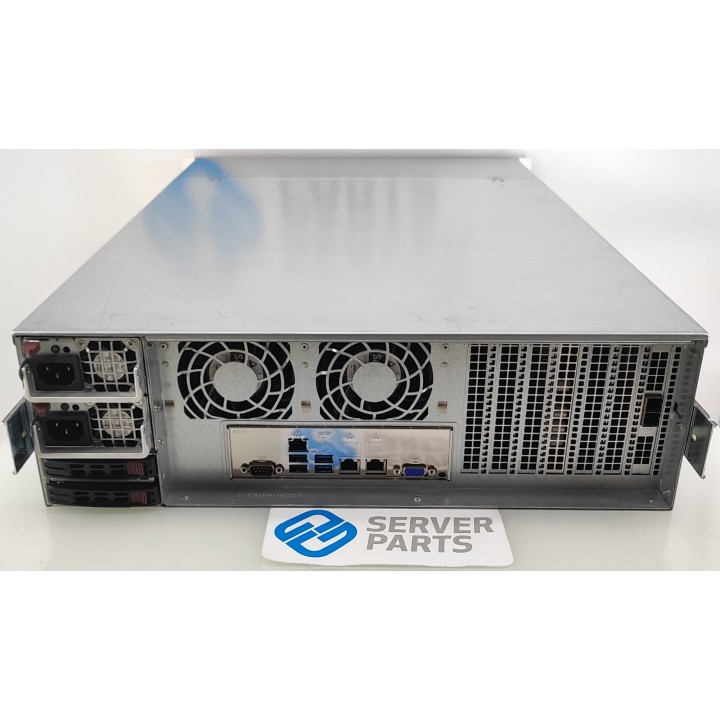 Supermicro SC836 3U X10SRi-F E5-2698v4 16GB 2x2.5" 16x3.5" 2x1000W Rails