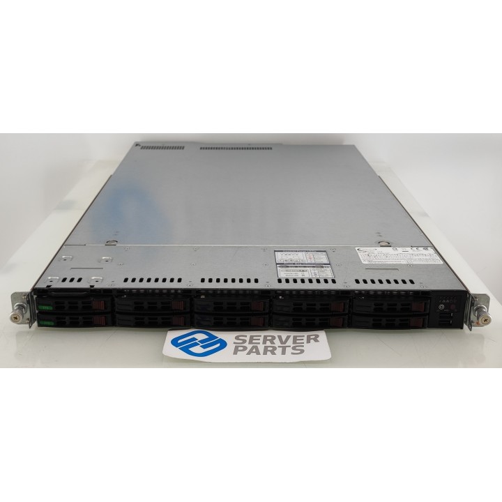 Supermicro SC119U 1U 2x6136 192GB 10x2.5" Full NVMe 2x10GbE 2x1000W Rails