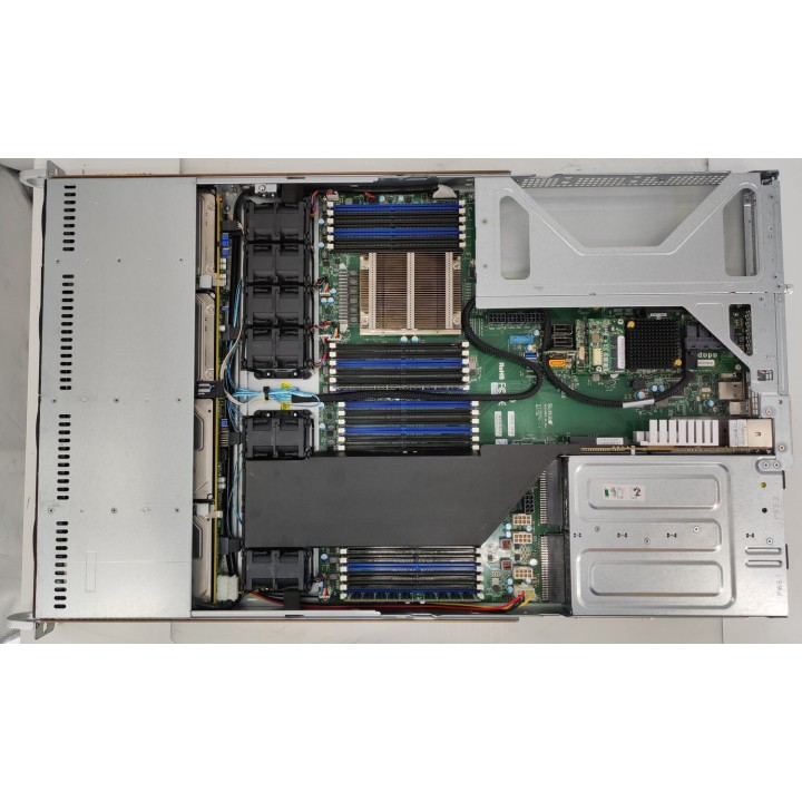Supermicro SC819U 2xXeon E5-2696 v4 64GB 4x3.5" S3008L 10G 2x750W Rails