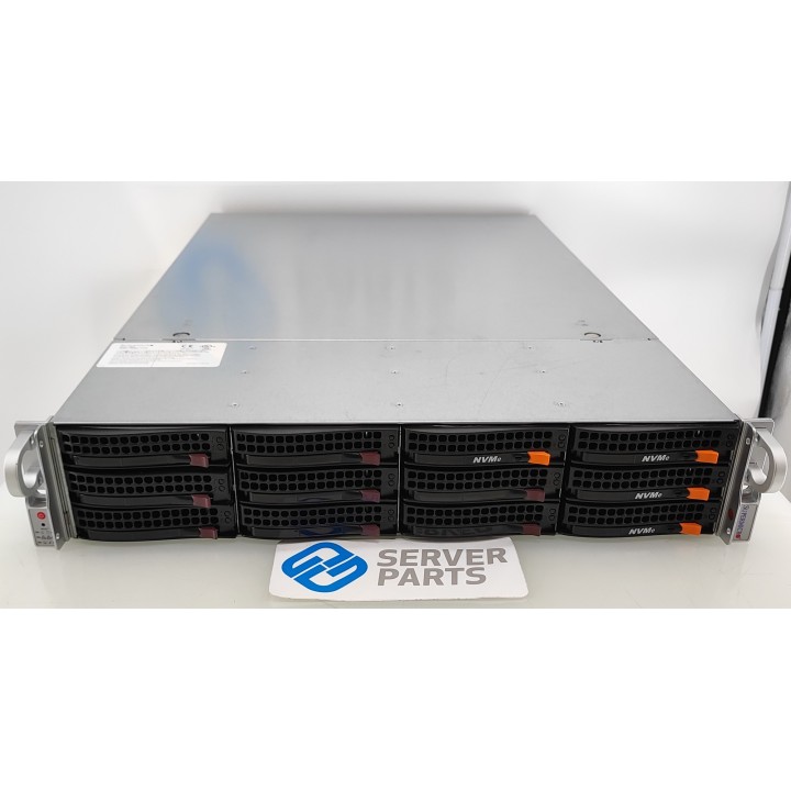 Supermicro SC826 2U X10DDW-iN 2xE5-2643v3 128GB 8x3.5" 4xNVMe 2x920W Rails