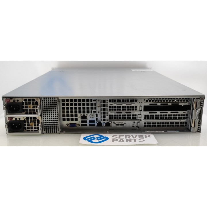 Supermicro SC826 2U X10DDW-iN 2xE5-2643v3 128GB 8x3.5" 4xNVMe 2x920W Rails