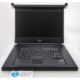 IBM 1723-8BX KVM-Skärm + 1754-HC3 KVM-Switch Rails