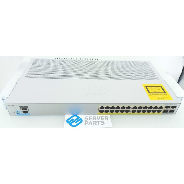 Cisco 24-portar GbE PoE+ Switch WS-C2960L-24PS-LL