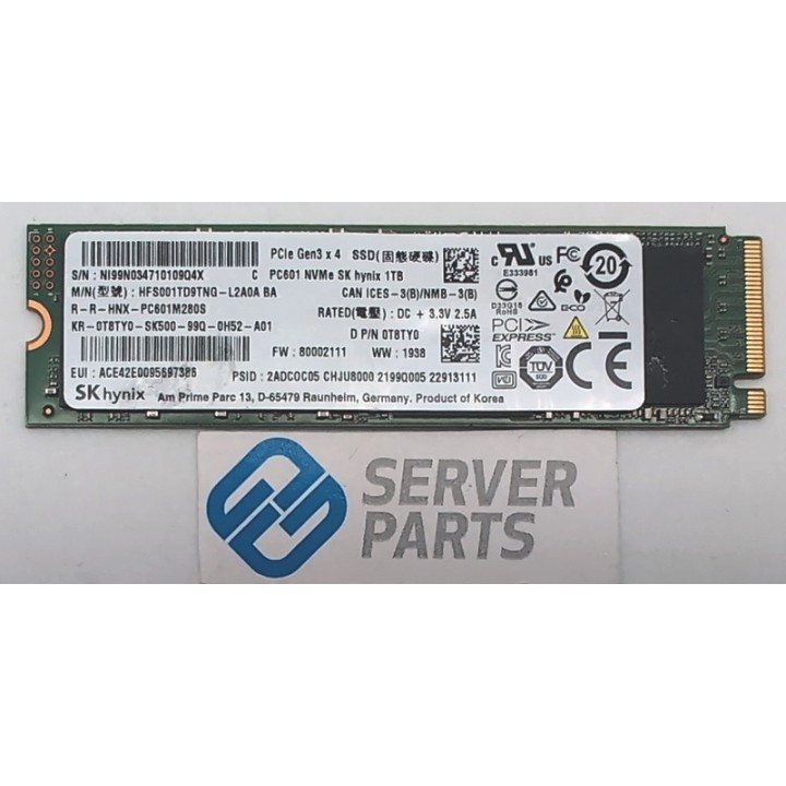 Dell / SK Hynix PC601 1TB NVMe M.2 Gen3 SNP112P/1TB
