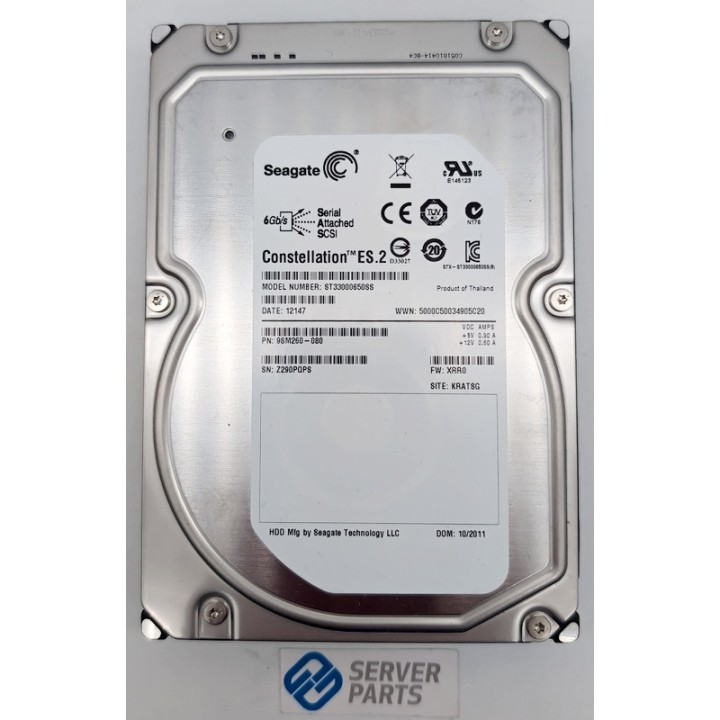 Seagate Constellation ES.2 3TB 7.2K SAS 6G 3.5" ST33000650SS