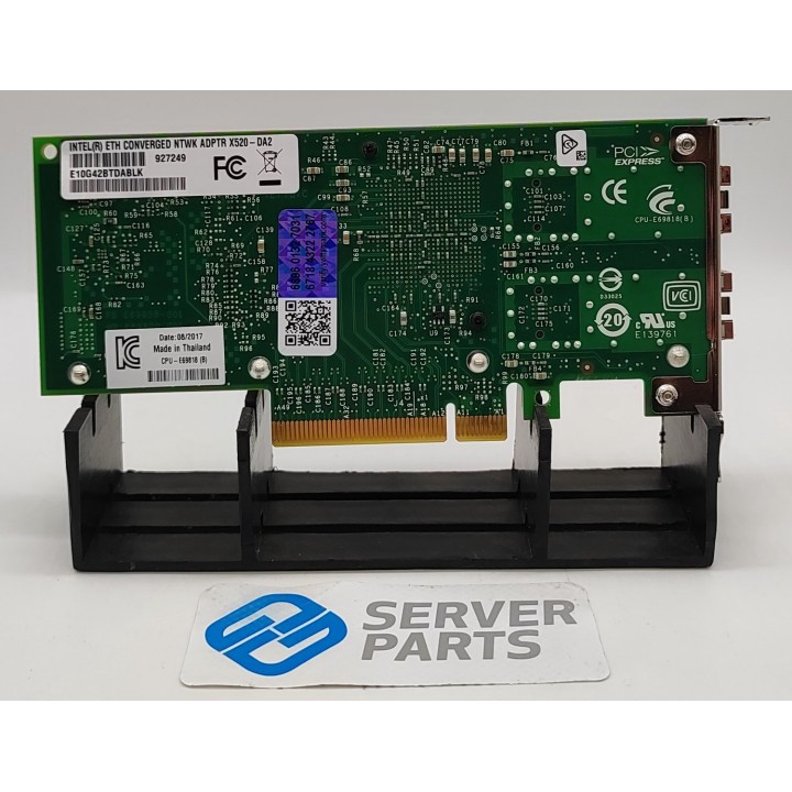4-pack Intel X520-DA2 10GbE Dualport PCIe LP E10G42BTDABLK