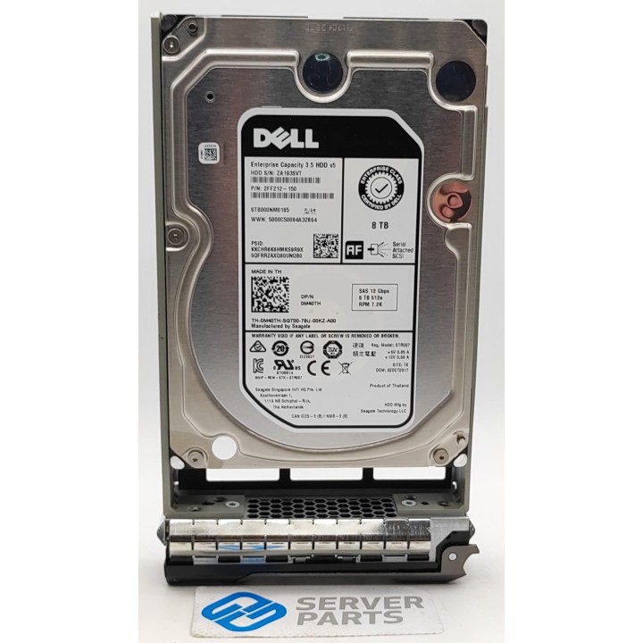 Dell 8TB 7.2K SAS 12G LFF Gen13 M40TH