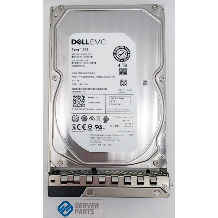 Dell 4TB 7.2K SATA 6G 3.5" 14th Gen XPJ47