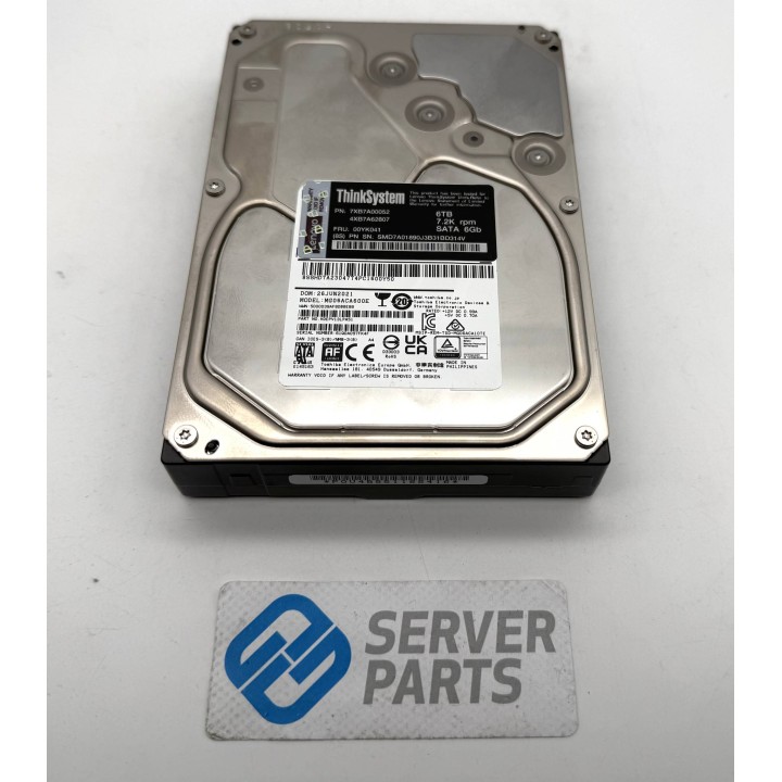 Lenovo/Toshiba MG06 6TB 7.2K SAS 6G 3.5" MG06ACA600E