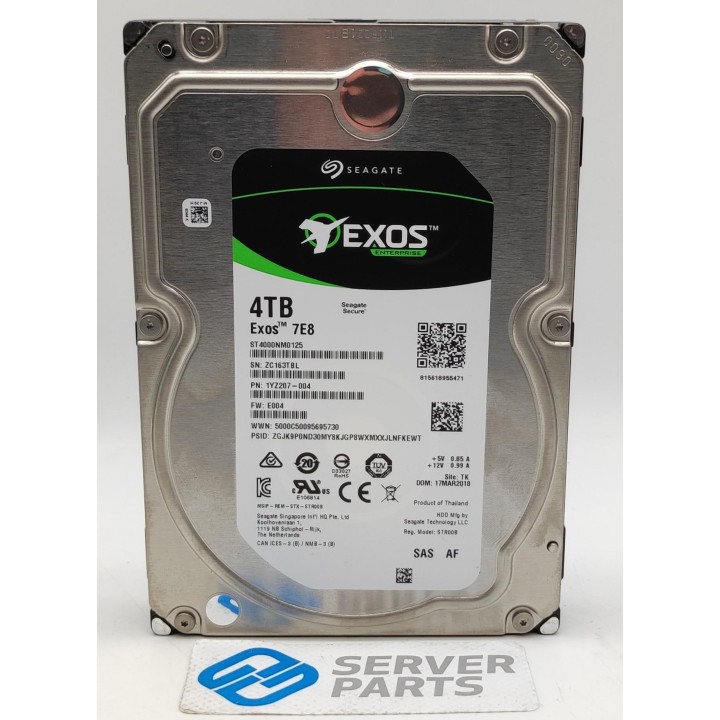 Seagate Exos 7E8 4TB 7.2K SAS 12G 3.5" ST4000NM0125
