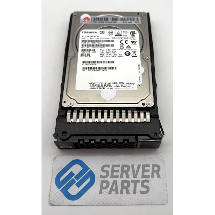 Toshiba 300GB 10K SAS 12G 2.5" AL14SEB060N
