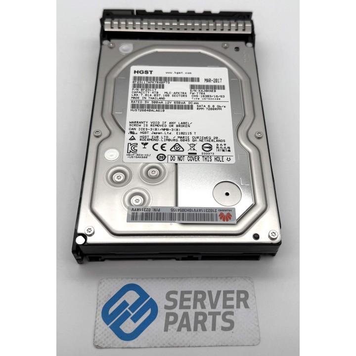 HGST 4TB 7.2K SATA 6G 3.5" HUS726040ALA610
