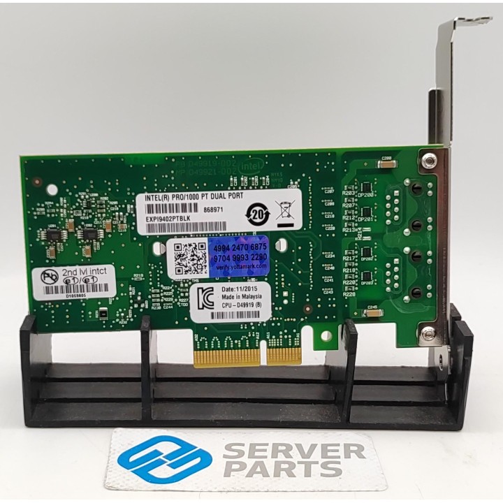 Intel Pro/1000 PT Dualport PCIe EXP19402PTBLK