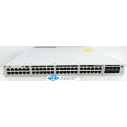 Cisco 48-portar GbE UPOE Switch 2x1100W WS-C9300-48U-E C9300-NM-8X 8x10G SFP+