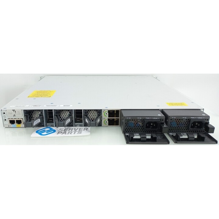 Cisco 48-portar GbE UPOE Switch 2x1100W WS-C9300-48U-E C9300-NM-8X 8x10G SFP+
