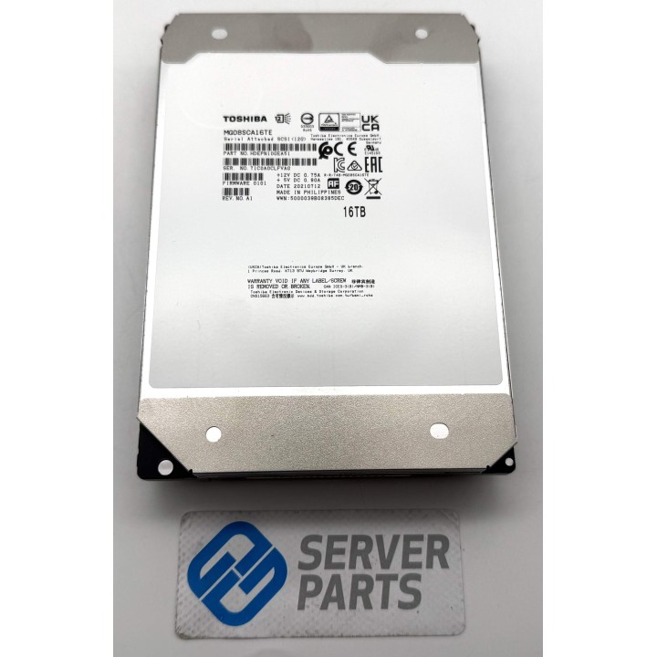 Toshiba 16TB 7.2K SAS 12G 3.5" MG08SCA16TE 