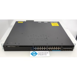 Cisco 24-port Switch 16xGbE 8x10GbE 4xSFP+ UPoE  1x1100W WS-C3650-8X24UQ-E