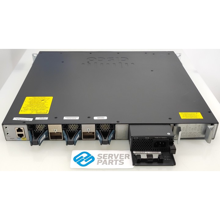 Cisco 24-port Switch 16xGbE 8x10GbE 4xSFP+ UPoE  1x1100W WS-C3650-8X24UQ-E