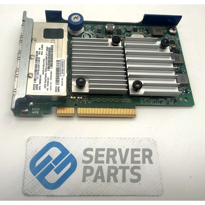 HP 536FLR-T 10G Quadport Rj45 763352-001