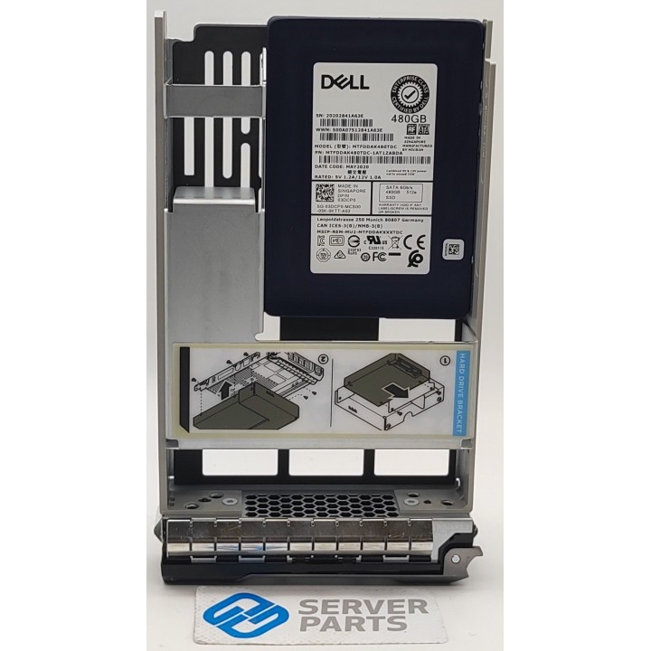 Dell 480GB SSD SATA 6G 2.5"  3.5" LFF Gen13 3DCP0