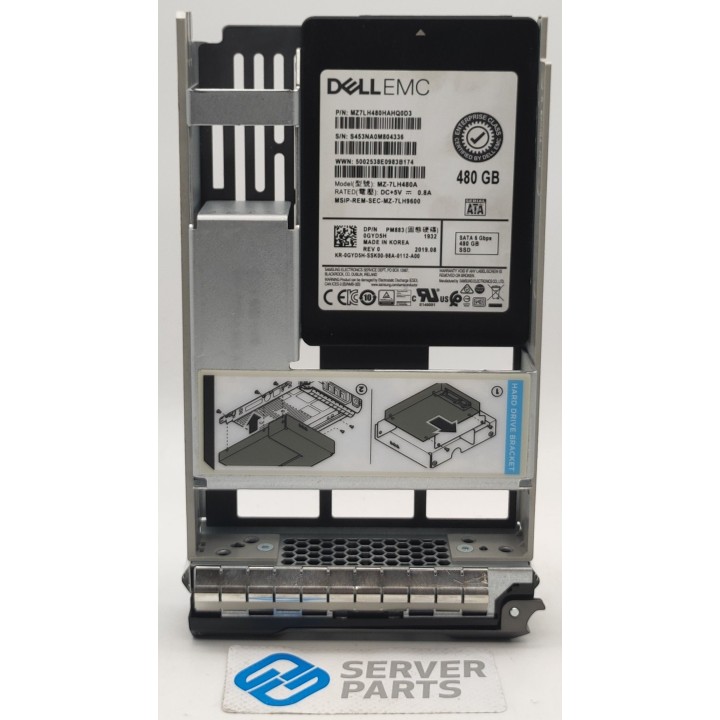 Dell 480GB SSD SATA 6G 2.5"  3.5" LFF Gen13 GYD5H