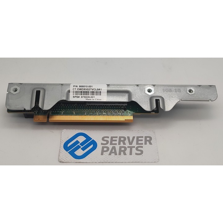 HP PCIe Riser Cage + Riser Card för ProLiant DL360 Gen10 875539-001