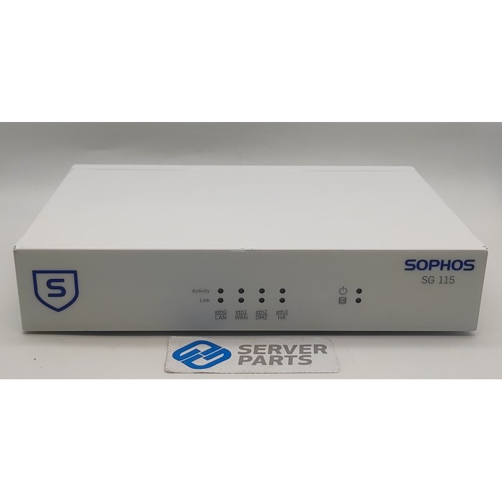 Sophos SG 115 Atom 3827 4GB 1x64GB SSD med OPNSense
