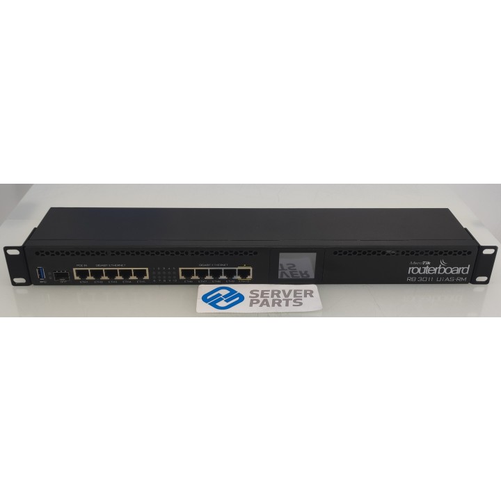 MikroTik Routerboard RB3011UiAS-RM med AC Adapter