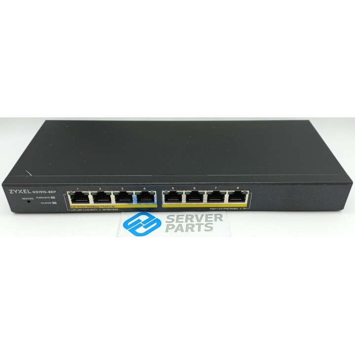 Zyxel 8-port GbE Smart Managed PoE Switch GS1915-8EP