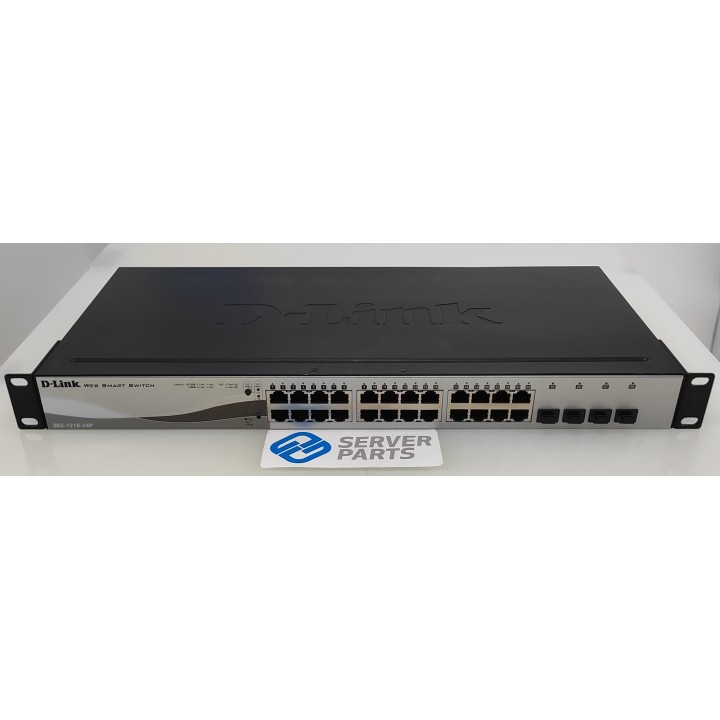 D-Link 24-port Web Smart PoE Switch DGS-1210-24P