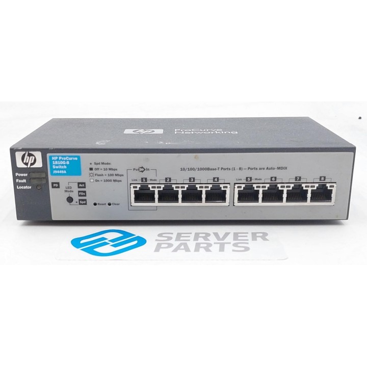 HP ProCurve 1810G-8 Switch 8p GbE J9449A no ac