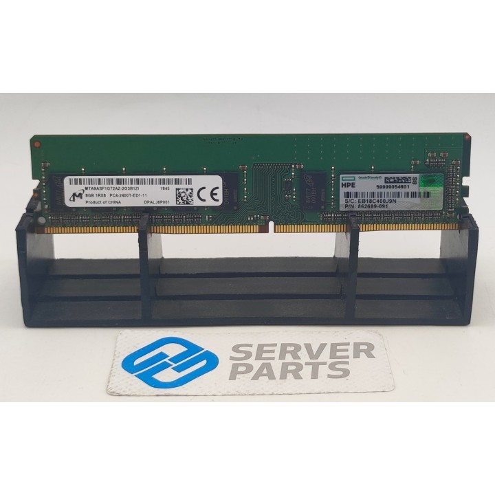 HP 8GB DDR4 PC4-2400T ECC UDIMM 862989-091