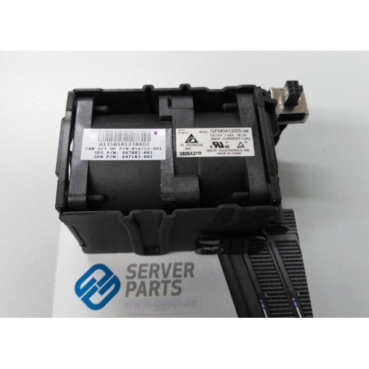 HP 654752-001 Fläkt till DL360p G8 DL360e G8