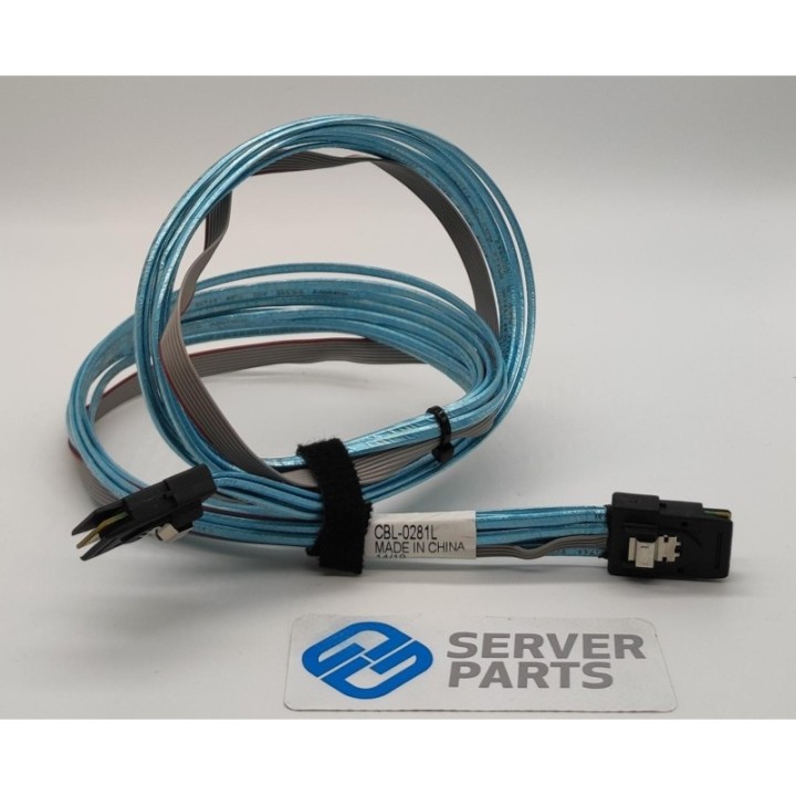 Supermicro 75cm Intern SAS Kabel MiniSAS SFF-8087 till SFF-8087 CBL-0281L