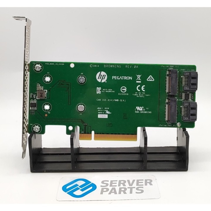 HP SATA M.2 Dual Drive PCIe Riser Card 759505-001