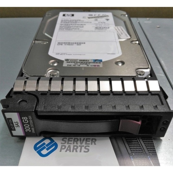 HP 300GB 15K SAS 6G LFF DP 517350-001