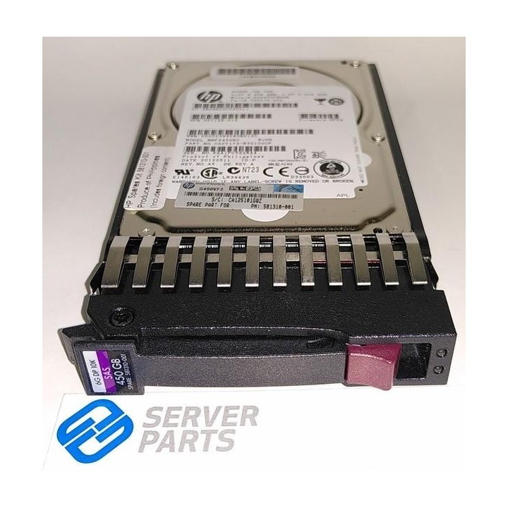 HP 450GB 10K SAS 6G SFF DP 581310-001