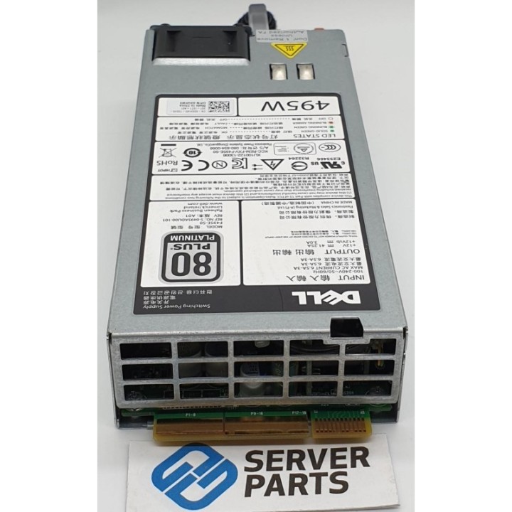 Dell Hot-plug PSU 495W 80Plus Platinum 3GHW3