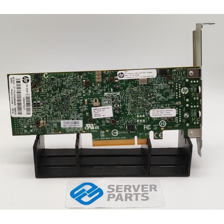 HP 530T Dualport NIC 10GbE 657128-001